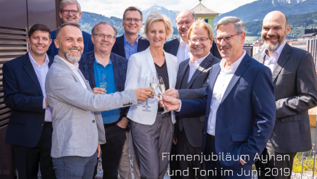 tirol logistik teamfoto jubilaeum